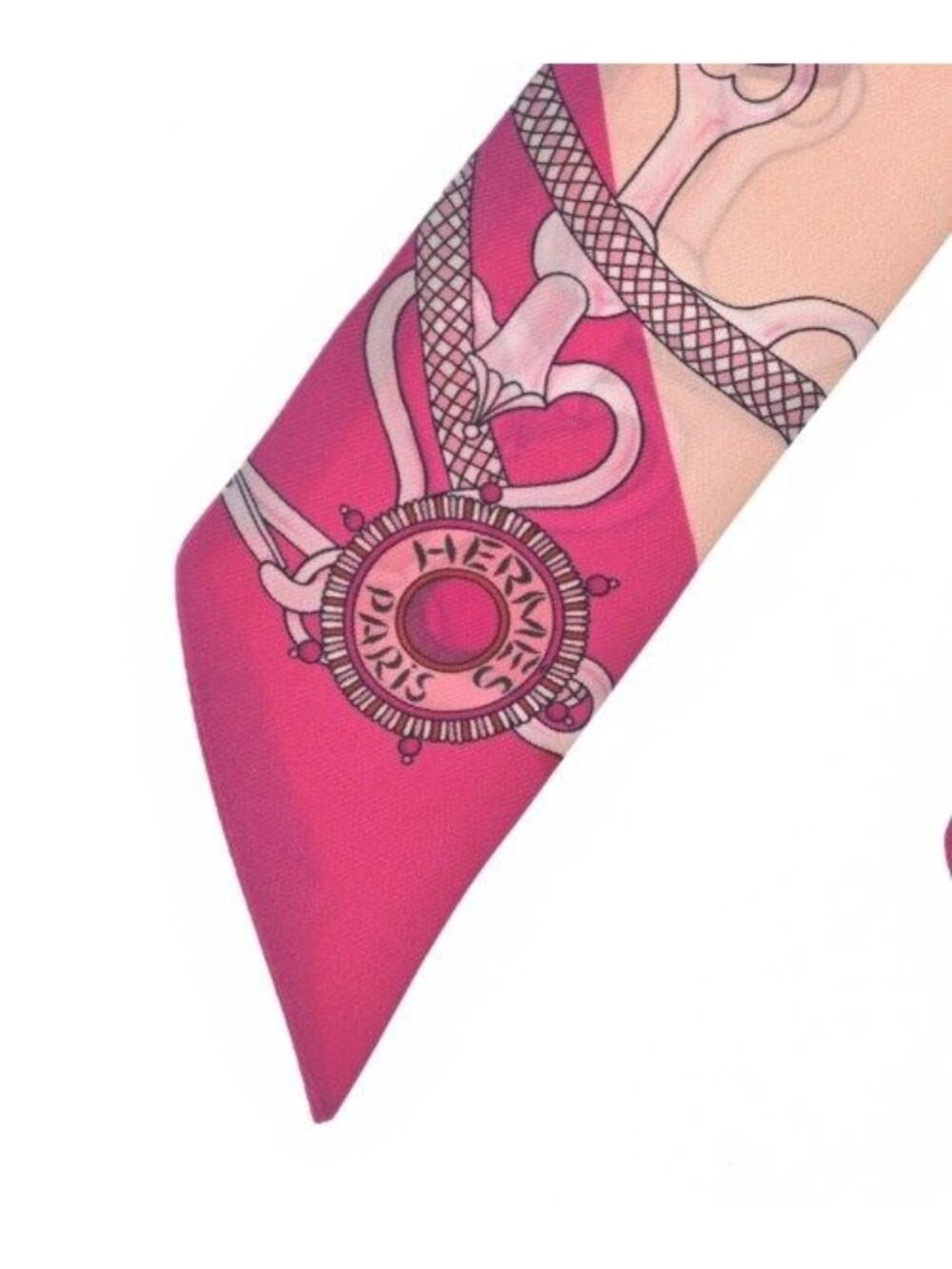 Hermes Bandana Scarf Pink - Picture 2 of 5